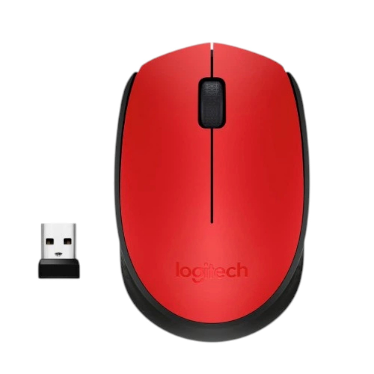 Миша бездротова Logitech M171 (910-004641) Red/Black USB NEW 00-00010361